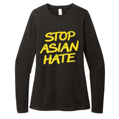 Stop Asian Hate Support Womens CVC Long Sleeve Shirt