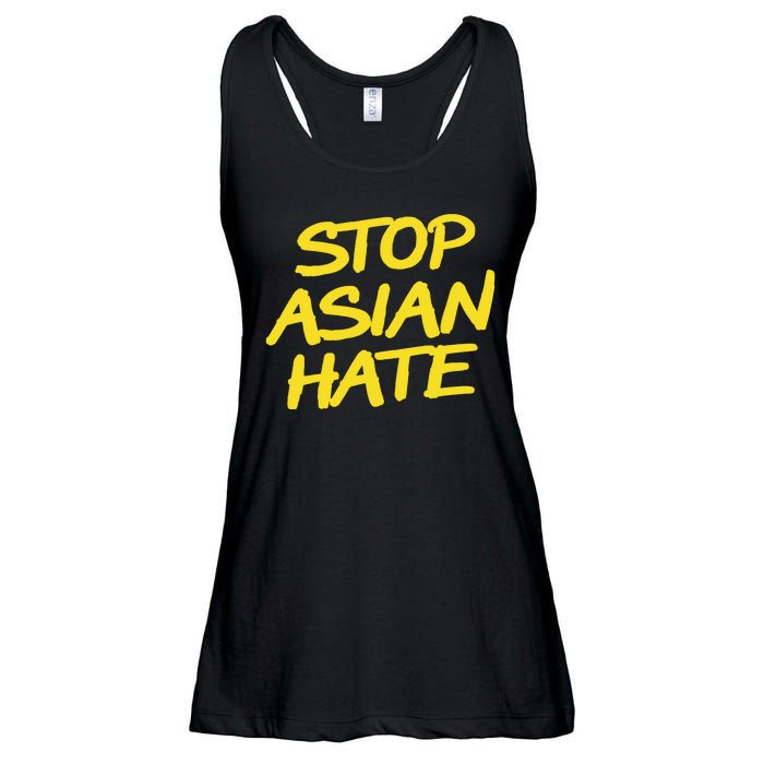 Stop Asian Hate Support Ladies Essential Flowy Tank