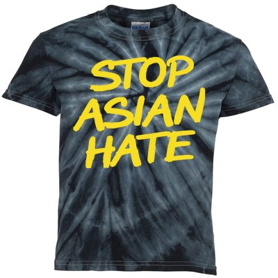 Stop Asian Hate Support Kids Tie-Dye T-Shirt