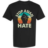 Stop Asian Hate Vintage Protest Fist Garment-Dyed Heavyweight T-Shirt