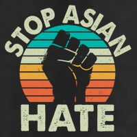 Stop Asian Hate Vintage Protest Fist Garment-Dyed Heavyweight T-Shirt