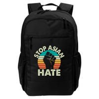 Stop Asian Hate Vintage Protest Fist Backpack