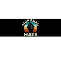 Stop Asian Hate Vintage Protest Fist Bumper Sticker