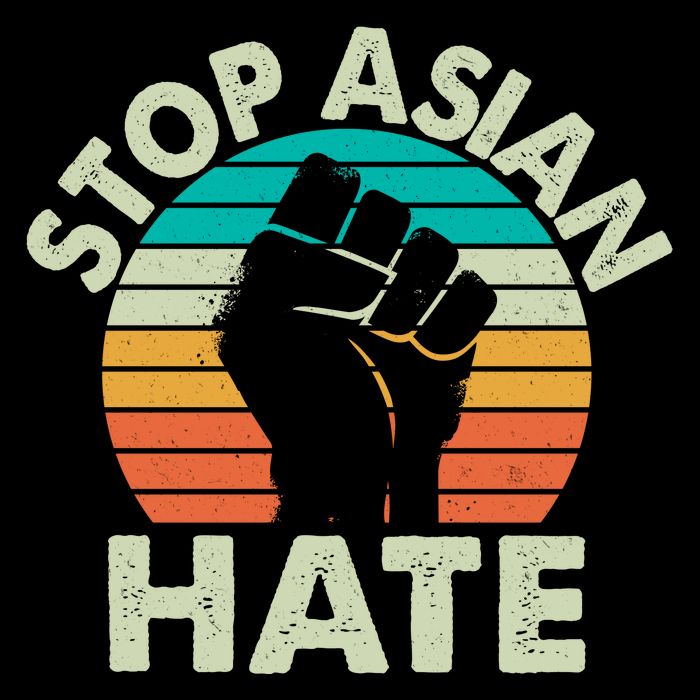Stop Asian Hate Vintage Protest Fist Premium T-Shirt