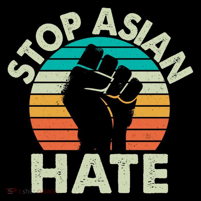 Stop Asian Hate Vintage Protest Fist Baby Bodysuit