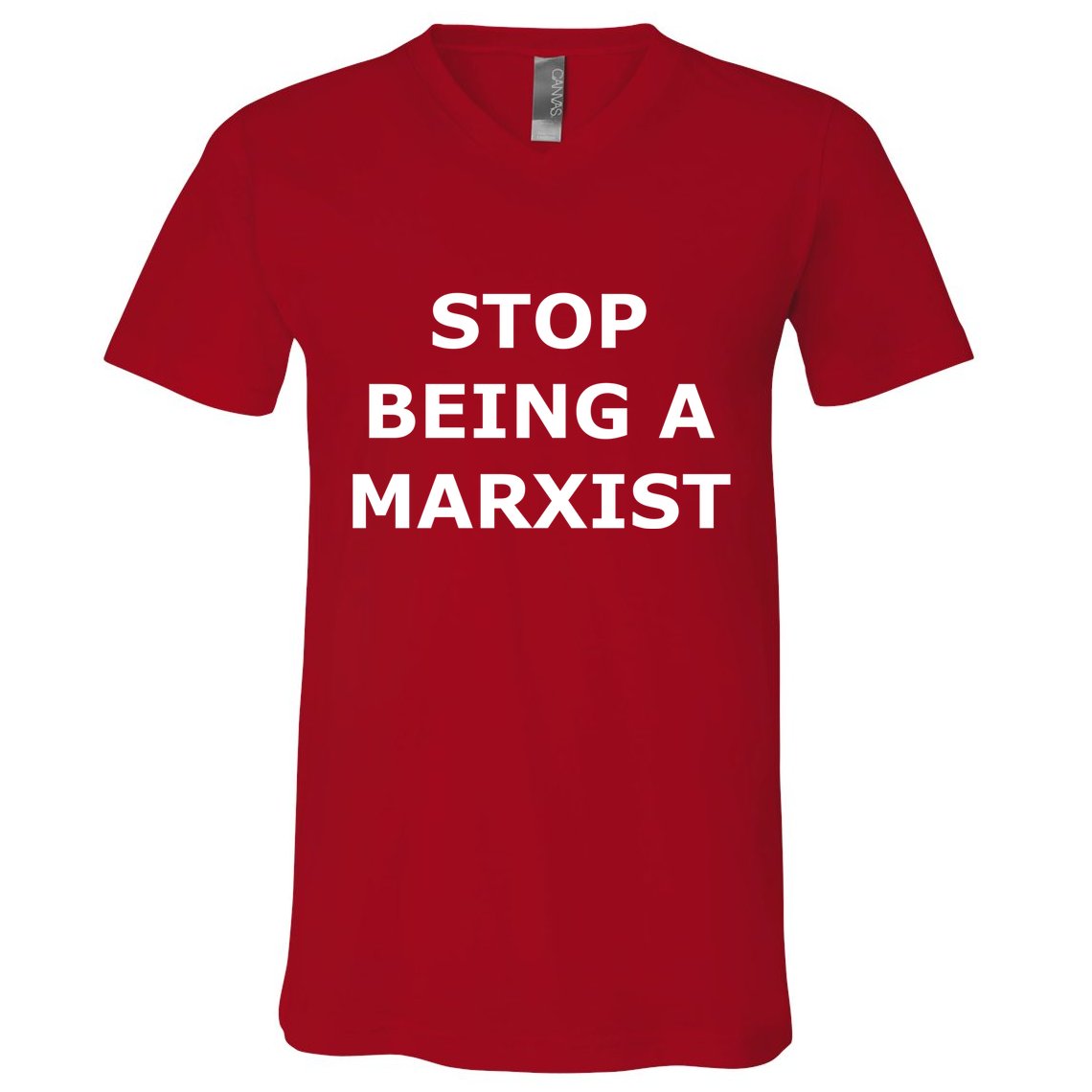 Stop Being A Marxist V-Neck T-Shirt