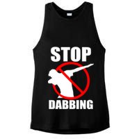 Stop Dabbing Do Not Dab Ladies PosiCharge Tri-Blend Wicking Tank