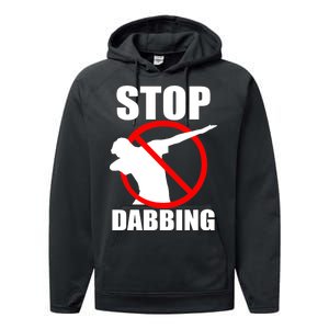 Stop Dabbing Do Not Dab Performance Fleece Hoodie