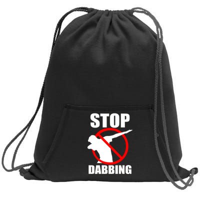 Stop Dabbing Do Not Dab Sweatshirt Cinch Pack Bag