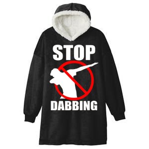 Stop Dabbing Do Not Dab Hooded Wearable Blanket