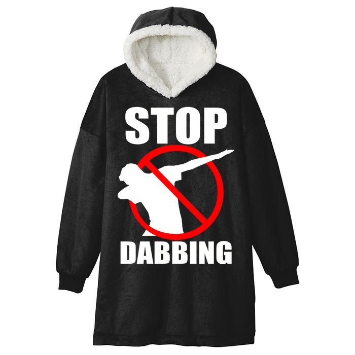 Stop Dabbing Do Not Dab Hooded Wearable Blanket