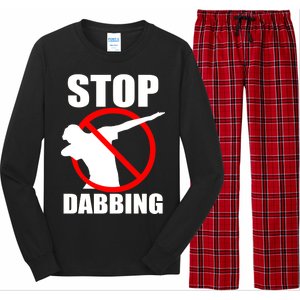 Stop Dabbing Do Not Dab Long Sleeve Pajama Set