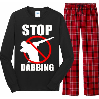 Stop Dabbing Do Not Dab Long Sleeve Pajama Set