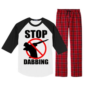 Stop Dabbing Do Not Dab Raglan Sleeve Pajama Set