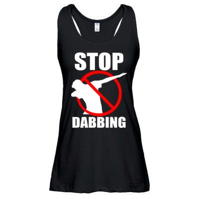 Stop Dabbing Do Not Dab Ladies Essential Flowy Tank