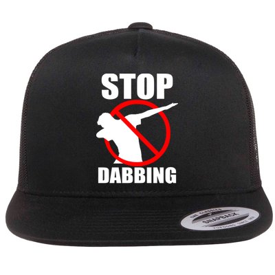 Stop Dabbing Do Not Dab Flat Bill Trucker Hat