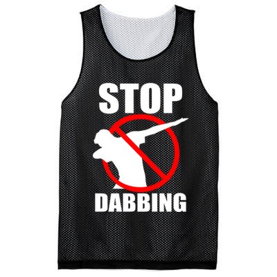 Stop Dabbing Do Not Dab Mesh Reversible Basketball Jersey Tank