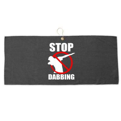 Stop Dabbing Do Not Dab Large Microfiber Waffle Golf Towel