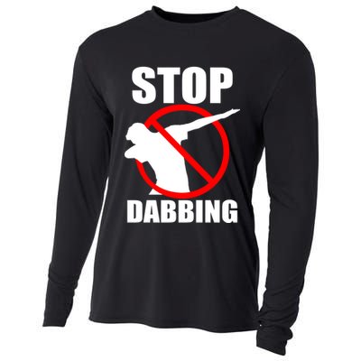 Stop Dabbing Do Not Dab Cooling Performance Long Sleeve Crew