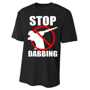 Stop Dabbing Do Not Dab Performance Sprint T-Shirt