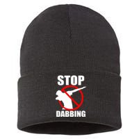 Stop Dabbing Do Not Dab Sustainable Knit Beanie