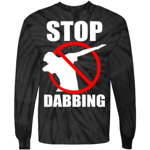 Stop Dabbing Do Not Dab Tie-Dye Long Sleeve Shirt