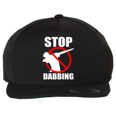 Stop Dabbing Do Not Dab Wool Snapback Cap