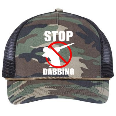 Stop Dabbing Do Not Dab Retro Rope Trucker Hat Cap