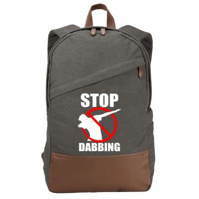 Stop Dabbing Do Not Dab Cotton Canvas Backpack