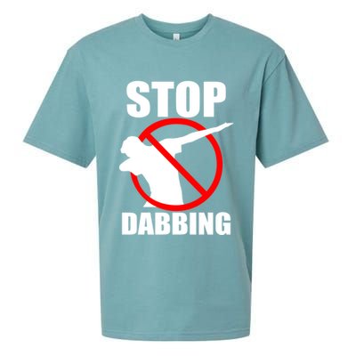 Stop Dabbing Do Not Dab Sueded Cloud Jersey T-Shirt