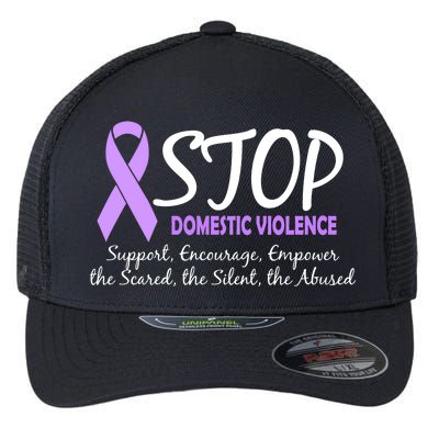 Stop Domestic Violence Flexfit Unipanel Trucker Cap