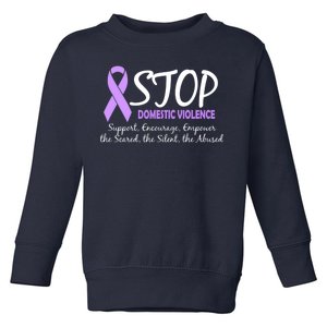 Stop Domestic Violence Toddler Sweatshirt