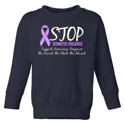 Stop Domestic Violence Toddler Sweatshirt