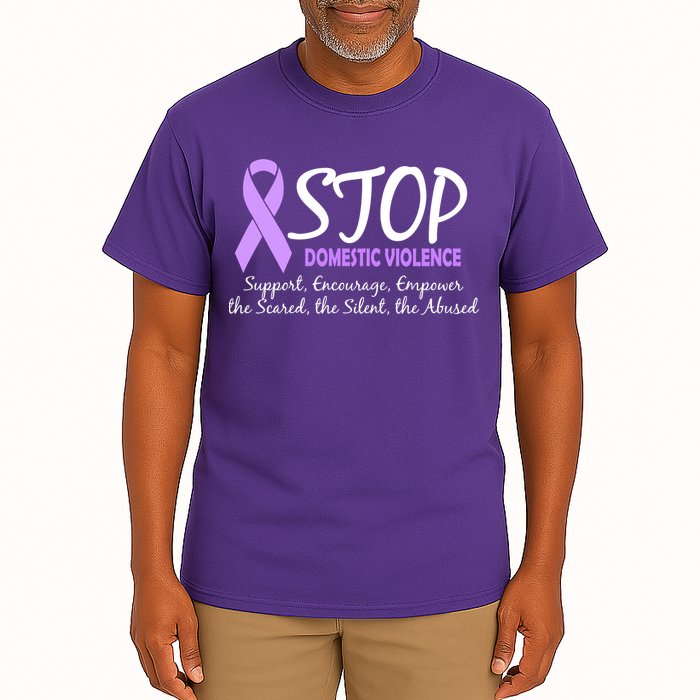 Stop Domestic Violence Tall T-Shirt