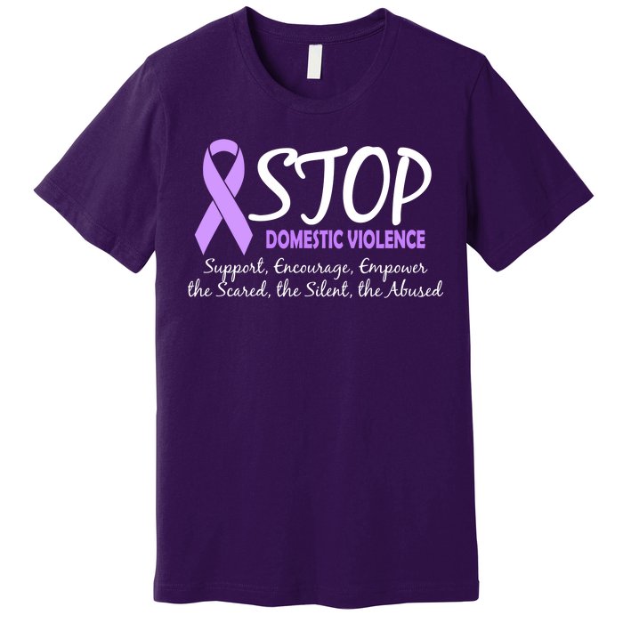 Stop Domestic Violence Premium T-Shirt