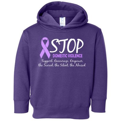 Stop Domestic Violence Toddler Hoodie