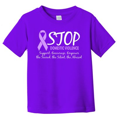 Stop Domestic Violence Toddler T-Shirt