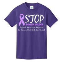 Stop Domestic Violence Kids T-Shirt