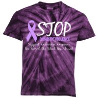 Stop Domestic Violence Kids Tie-Dye T-Shirt