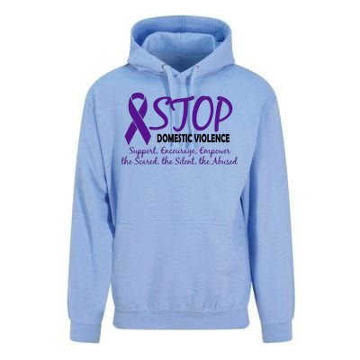 Stop Domestic Violence Unisex Surf Hoodie