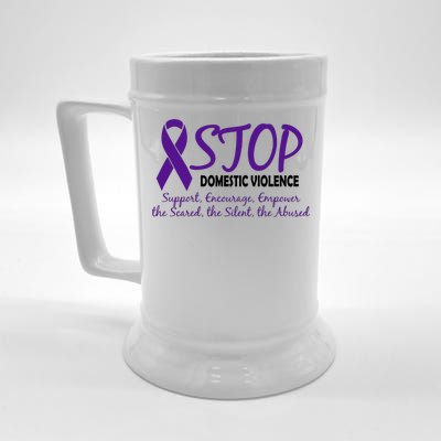 Stop Domestic Violence Beer Stein