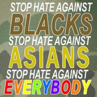 Stop Hate Against Blacks Against Asians and Everybody Else Legacy Tie Dye Trucker Hat