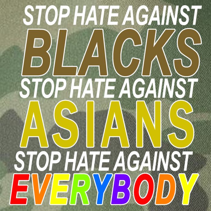 Stop Hate Against Blacks Against Asians and Everybody Else Legacy Tie Dye Trucker Hat