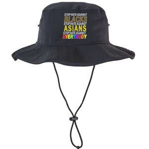 Stop Hate Against Blacks Against Asians and Everybody Else Legacy Cool Fit Booney Bucket Hat