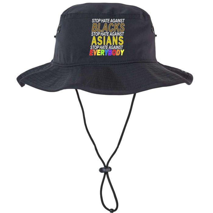 Stop Hate Against Blacks Against Asians and Everybody Else Bucket Hat