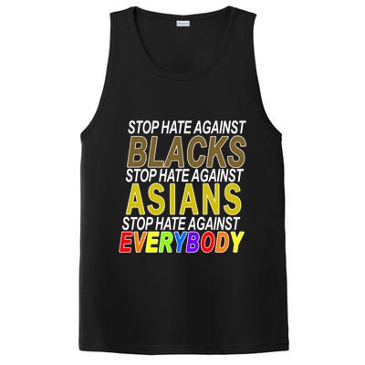 Stop Hate Against Blacks Against Asians and Everybody Else PosiCharge Competitor Tank