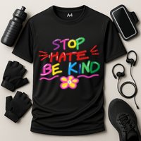 Stop Hate Be Kind Cooling Performance Crew T-Shirt