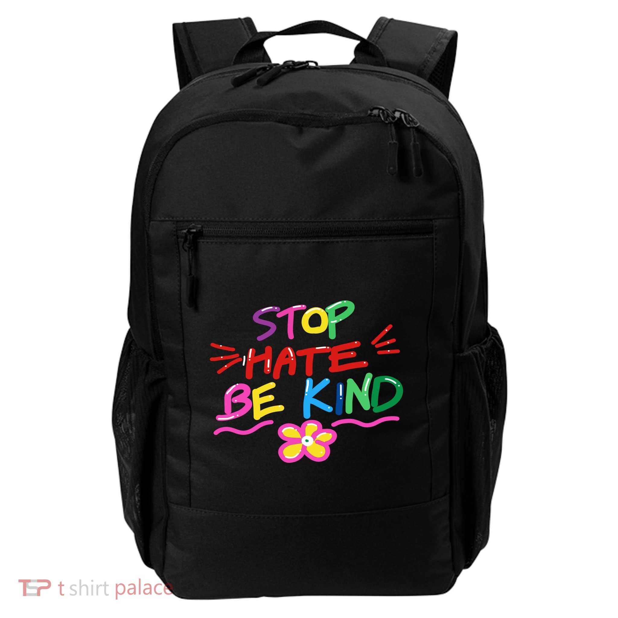 Stop Hate Be Kind Backpack