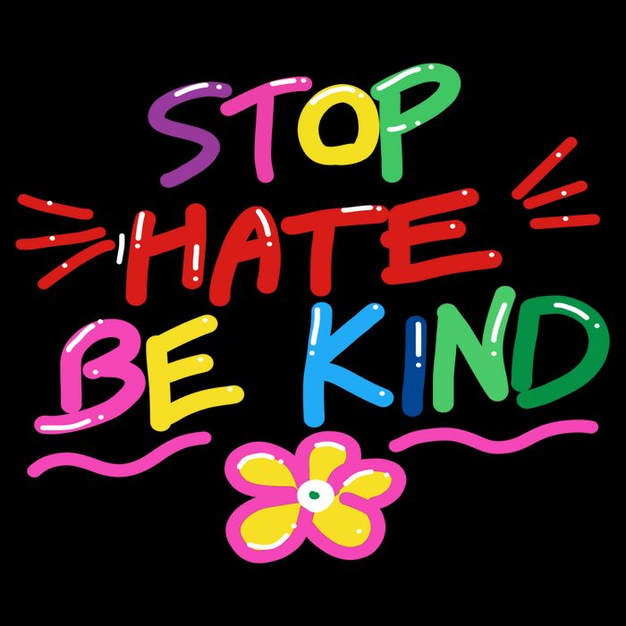 Stop Hate Be Kind 16 in Basic Backpack