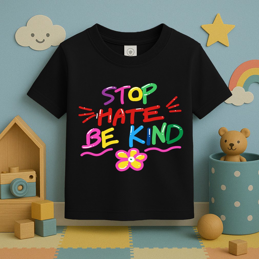 Stop Hate Be Kind Toddler T-Shirt